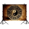 thumbnail image 1 of BSDHOME 7x5ft Zen Art Backdrops, Old Vinatge Yin Yang Symbol Peace Photography Backdrops Polyester Photo Background Studio Props, 1 of 3