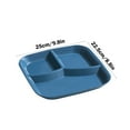 thumbnail image 3 of 10 Inch Control Divided Plates, Straw Dinner Plates, For Kids Adults, Picnic Reusable Plates, 3 Sections, Balanced Diet, Microwave Dishwasher Safe, Stackable, Outdoor Indoor Use, 3 of 6