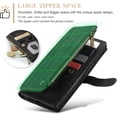 thumbnail image 4 of Para Samsung Galaxy S24 Ultra 5G Funda tipo billetera con Tarjetero Soporte de Pie Bolsillo Magnético con Cremallera Correa de Cordón, Funda Tipo Billetera de Cuero con Tapa, 4 of 7