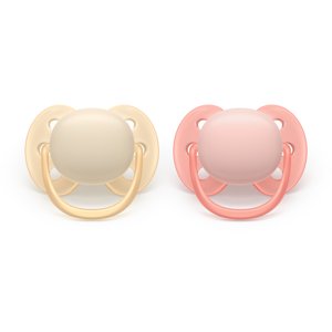 Philips AVENT Ultra Soft Pacifier, 0-6 Months, 2 Pack