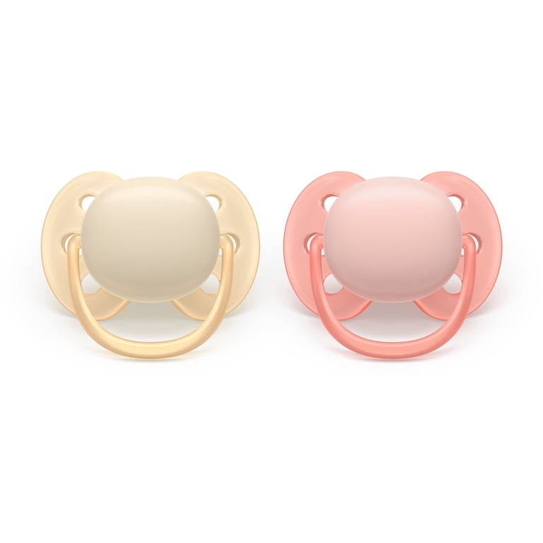 Philips AVENT Ultra Soft Pacifier, 0-6 Months, 2 Pack photo 1