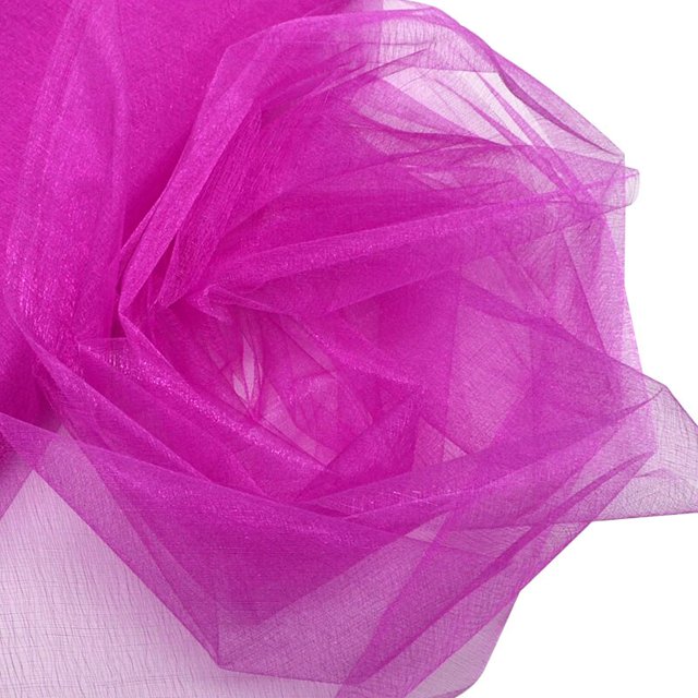 Rollo de Organza de boda de 10m y 48cm, tela de Organza de cristal transparente para decoración de boda, hilo de boda DIY, suministros para fiestas y eventos