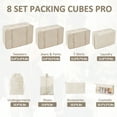 thumbnail image 2 of Packing Cubes Beige, 2 of 7