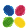thumbnail image 5 of Cepillo de baño para perros Qianli rosa, cepillo de masaje de belleza de goma de silicona para gatos, cepillo de limpieza para cachorros, 5 of 5
