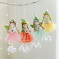 thumbnail image 3 of Dserfhy Spring Fairy Girl Ornament Flower Angel Hanging Pendant Dreamy Fairy Tale Themed Decor for Christmas Tree Wedding Party Displays, 3 of 8