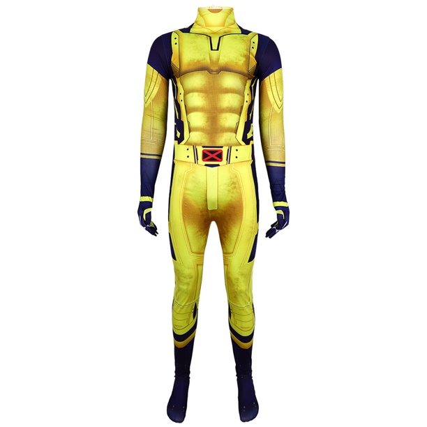 Mono Superhéroe Wolverine Cosplay 3D para Fiesta Halloween