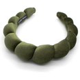 thumbnail image 1 of wonima44 Fashion Headbands for Women Padded Fabric Hair Bands Wide Velvet Non Slip Headband Hair Accessories for Women Girls, Leaf Green, 1 of 1
