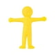 thumbnail image 4 of Juguete antiestrés con personaje amarillo escalable Mini juguete amarillo estirable (paquete mixto con varios colores), 4 of 5