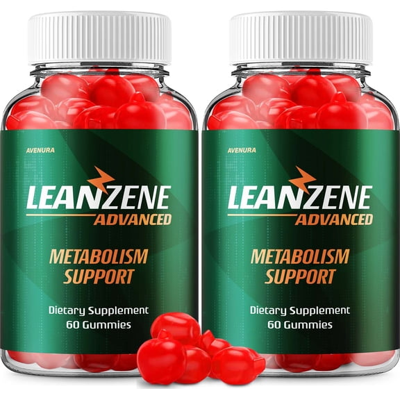 Leanzene ACV Gummies Supplement – Leanzene ACV Gummy Apple Cider Vinegar 1000MG, 2 Pack, 120 Gummies