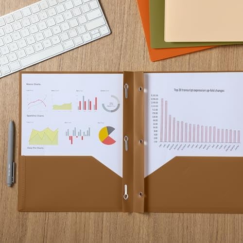 - Plastic Folders with Pockets and Prongs, 15 Pack, Letter Size, Flexible Plastic Folders with Prongs