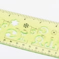 thumbnail image 4 of Uxcell Unbreakable Flexible Rulers 30cm/12" Double Scale Shatterproof Folding Plastic Ruler, Light Green, 4 of 6