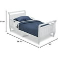 thumbnail image 7 of Delta Children Wood Sleigh Toddler Bed - Greenguard Gold Certified, White, 7 of 7