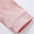 thumbnail image 3 of 3-10Y Girls Satin Pajamas Sleep Dress Button Down Silky Sleepwear Nightgown Short Sleeve Nightshirt Dresses, 3 of 6