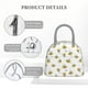thumbnail image 4 of Fotbe Bee Bolsa de Almuerzo con Estampado, Lonchera Aislada, Contenedor de Comida Reutilizable Tipo Cooler a Prueba de Fugas, 4 of 6
