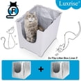 thumbnail image 2 of Liner F compatible con la caja de arena plegable Modkat, forros reutilizables para caja de arena abatible, forro F para caja de arena para gatos (paquete de 2), 2 of 8