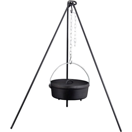 Camp Chef 50 Heavy Duty Cast Iron Dutch Oven Tripod Walmart Com