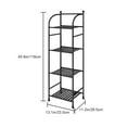 Forthcan Bathroom Storage Shelf, 4 Tier Storage Rack for Small Space