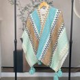 thumbnail image 1 of LOVZFMLL Cardigans Cardigan pour Femmes Mode Femmes Hiver Bouton Uni Capes Tricotées Manteau, 1 of 3