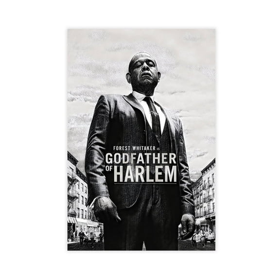 Tv Series Godfather of Harlem Poster Canvas Wall Art Decor Print Picture Paintings for Living Room Bedroom Decoration Unframe
