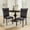 Darkbrown, variant on COLAMY Set of 2 Fabric Dining Chairs with Nailhead Detail and Wooden Legs, Upholstered Side Chairs for Kitchen and Dining Room – Beige