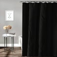 thumbnail image 2 of Shangniulu Black Shower Curtain, Shower Curtains for Bathroom, Waterproof Shower Curtains Comes with Hooks, 2 of 6