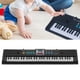 thumbnail image 3 of Piano de Teclado Eléctrico, Piano de Teclado niños dos modos con micrófono para principiado para niones, 3 of 7