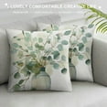 thumbnail image 3 of JEUXUS  Spring Pillow Covers Eucalyptus Vase Decorative Throw Pillows Decoration Holiday Party Green Cushion Case for Couch Sofa, 3 of 5