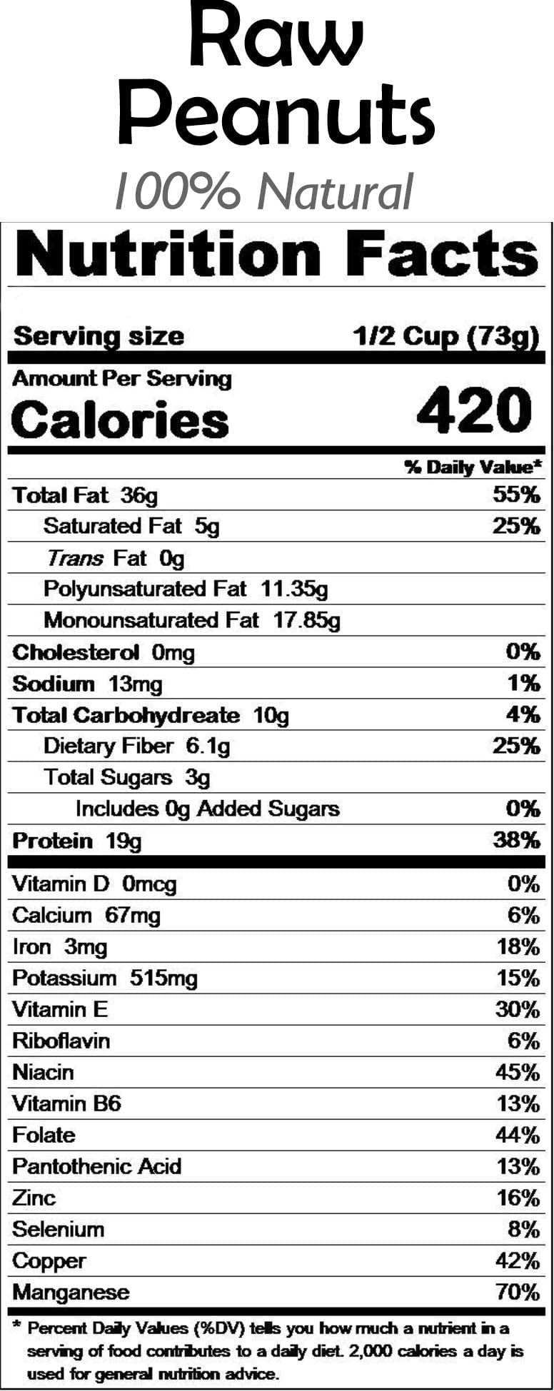 Rani Peanuts, Raw Whole With Skin (uncooked, unsalted) 6lbs (96oz) 2.72kg Bulk PET Jar ~ All Natural | Vegan | Gluten Friendly  ~ Spanish Grade Groundnut / Red-skin