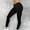 Black, variant on POROPL Womens Leggings Tight Imitation Denim Leggings Yoga Print Size S-XXL