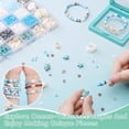 thumbnail image 5 of Ocean Beads for Bracelet Making Kit – 715PCS Jewellery Making Kit with Sea Turtle Shell and Starfish Charms 21 Styles Beads for Jewellery Making – DIY Bracelet & Necklace Craft Set for Girls & Adults, 5 of 6