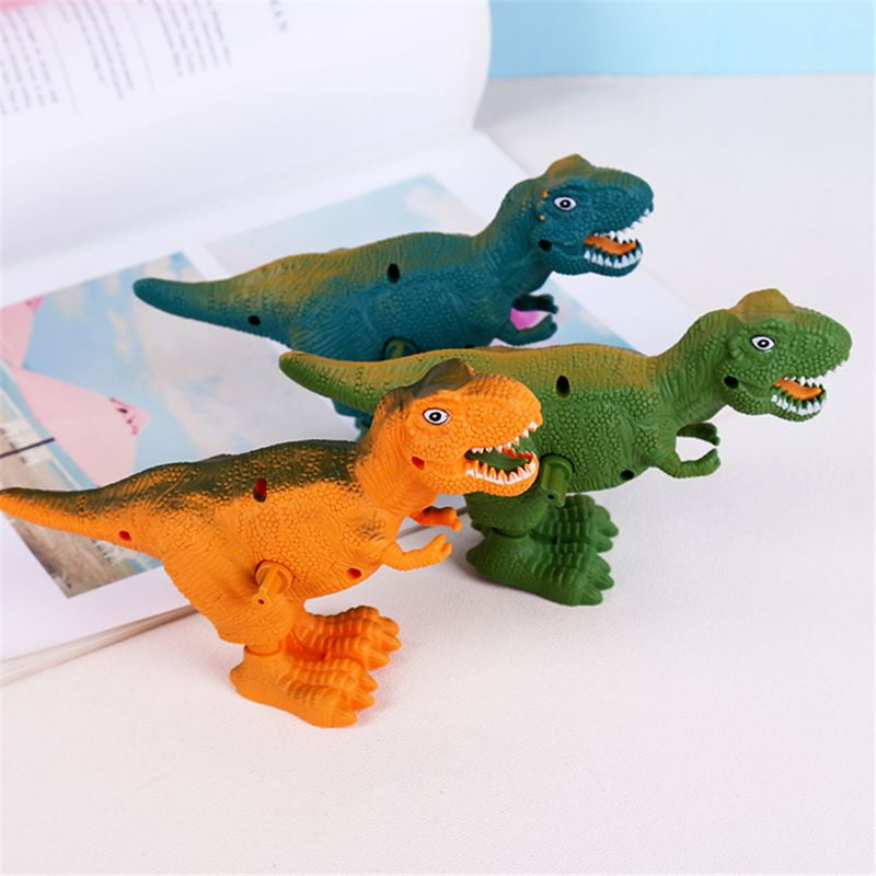 Techinal Novelty Dinosaur Wind Up Toys Clockwork Walking Kids Classic