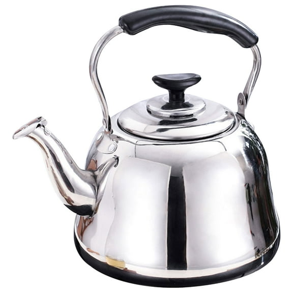 Moluckfu Retro Tea Kettle Thick Stainless Steel Stovetop Water Kettle 1 Set