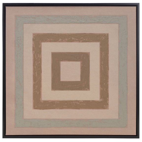 SAFAVIEH Stonebridge 24 in. x 24 Framed Wall Art, , Stone/Taupe