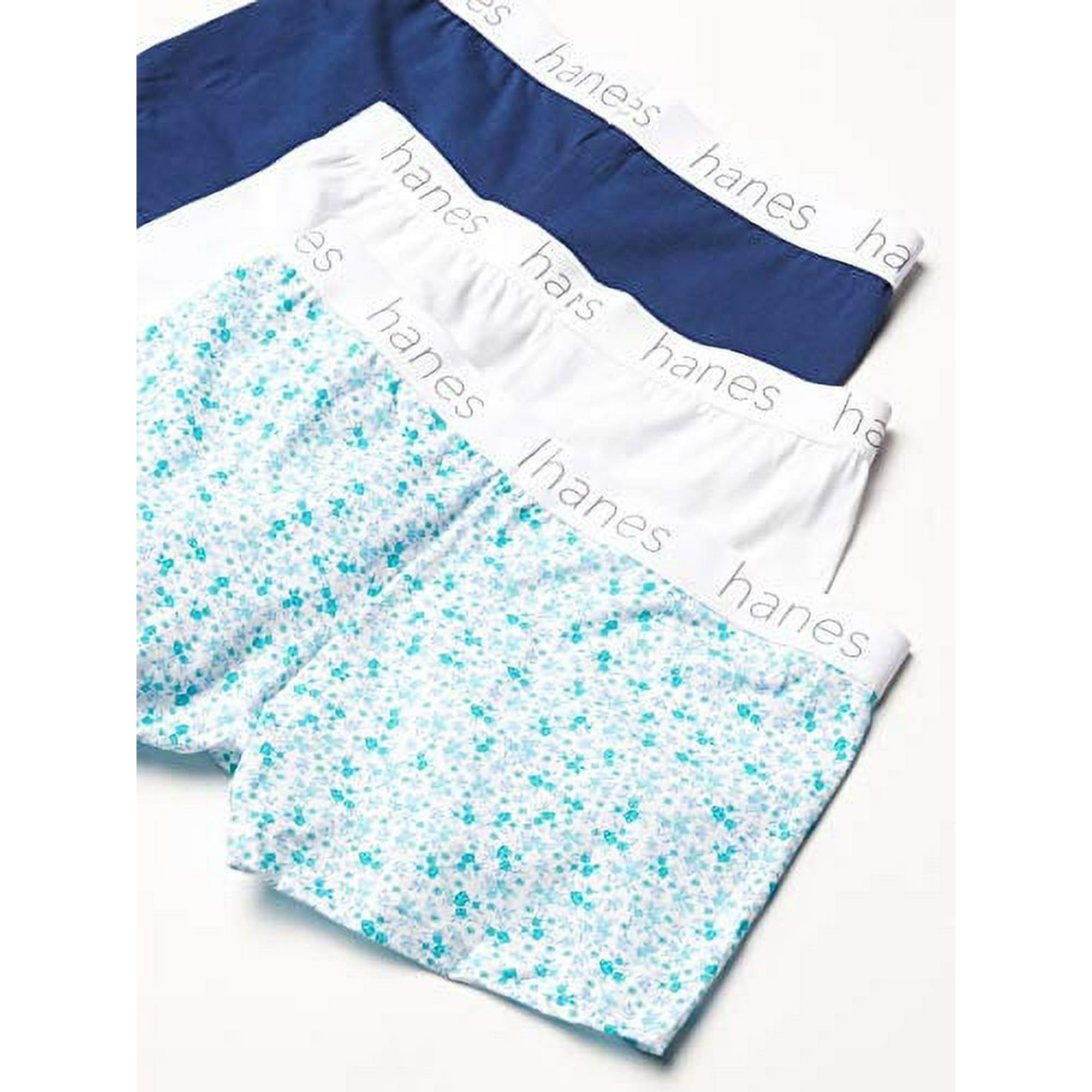 Hanes Ultimate Womens Comfort Flex Stretch Boyfriend Classic Boxer Brief 3 Pack