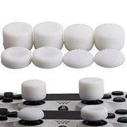 MXRC Thumb Grip Thumbstick Joystick Cap 4 Styles All 8 Units FPS Professional Sets Pack for PS2, PS3, PS4, Xbox 360,Controller White
