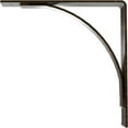 thumbnail image 4 of Ekena Millwork 3"W x 14"D x 14"H Morris Steel Bracket, Antiqued Brass, 4 of 11