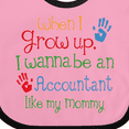 thumbnail image 4 of Inktastic Accountant Like Mommy Boys or Girls Baby Bib, 4 of 4