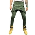 thumbnail image 3 of JDinms Men's Denim Bib Overalls Slim Fit Jumpsuit with Pocket, 3 of 3