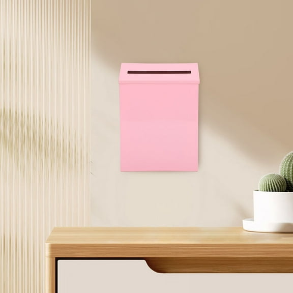 IDEANATEGRATE Vintage Home Decor Cast Iron Mailbox with Retro Style for Indoor Use 1Set 11.4X8.5X2.4in