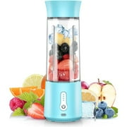 150W Portable Juicer Blender 500ml Smoothie Fruit Mixer 4000mAh Type-C Rechargeable Blue