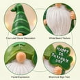 thumbnail image 3 of St. Patrick's Day Gnome Figurine - Irish Resin Gnome Ornament for Holiday Decorations, St. Patrick’s Day Decor, Leprechaun Statue for Home and Garden, Festive Seasonal Gift B, 3 of 5