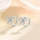 thumbnail image 5 of Chapado Floral Pequeño Oro Pendientes de aro Elegante Dainty Trendy Stuff Cute Little Hoop Pendientes Árbol Rose Declaración Joyería para Mujeres Adolescente Chica, 5 of 8