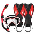 thumbnail image 1 of 3 uds. Kit de esnórquel para niños gafas de natación tubo de esnórquel seco, 1 of 8