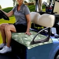 thumbnail image 3 of Xoenoiee Palm Leaves Golf Pattern Universal Fit Golf Cart Seat Covers, Comfortable Golf Cart Seat Blanket Accessories, Travel Sports Golf Cart Seat Covers, 3 of 5
