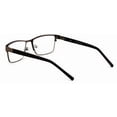 thumbnail image 3 of Men Premium Rectangle Metal Clear Bifocal Reading Glasses XL Large Reader - 152mm Wide Fitment Frame +2.50, 3 of 3
