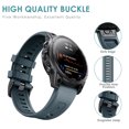 thumbnail image 1 of Kuymtek Correa de silicona de 26 mm para reloj Garmin Fenix ​​7X/6X/5X/5X Plus/3 (Rock Blue), 1 of 7
