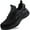 Black, variant on OwnShoe Steel Toe Work Sneakers for Men Women Lightweight Safety Shoes for Industrial Construction