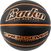 Baden Crossover Indoor/Outdoor Basketball-Black/Orange Size 7
