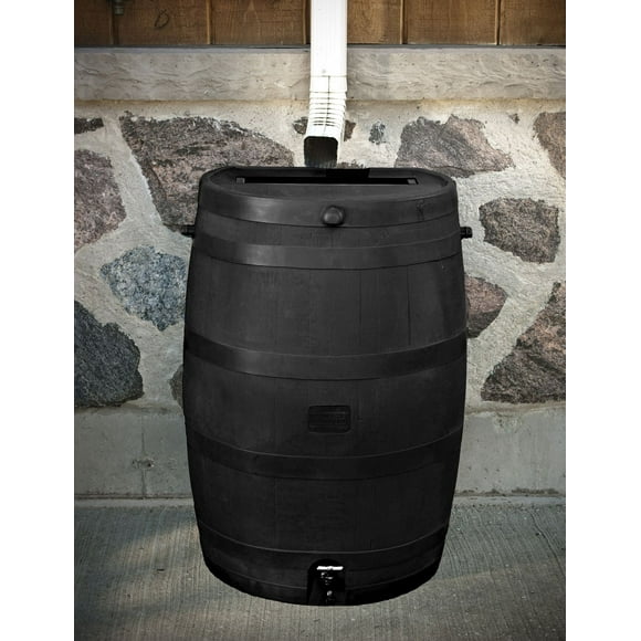 RTS Home Accents Flat Back ECO Rain Barrel
