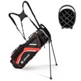 thumbnail image 1 of Patiojoy 14-Way Top Divider Golf Bag with Stand Lightweight Golf Stand Bag with Dual Shoulder Straps Red, 1 of 9